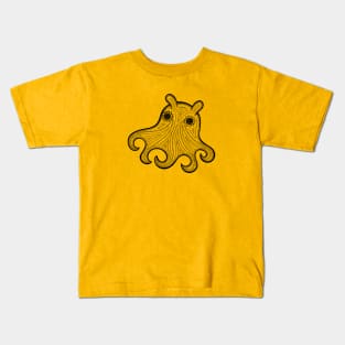 Super Cute Dumbo Octopus Ink Art Drawing Kids T-Shirt